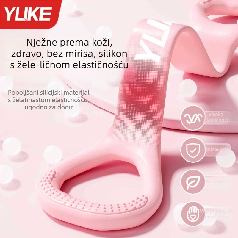 Silikonski otporni pojas u obliku osam za fitness, oblikovanje tijela