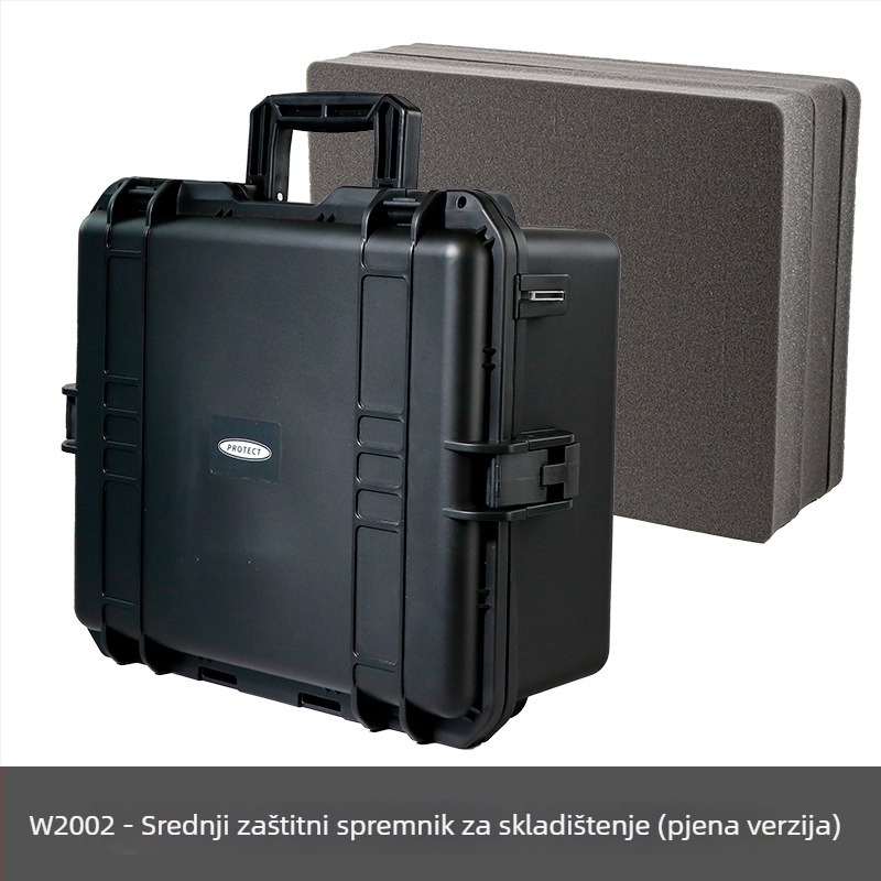 Plastična kutija alata velike kapacitete, vodootporna i otporna na prašinu, zaštitni prijenosni kovčeg za instrumente i električara