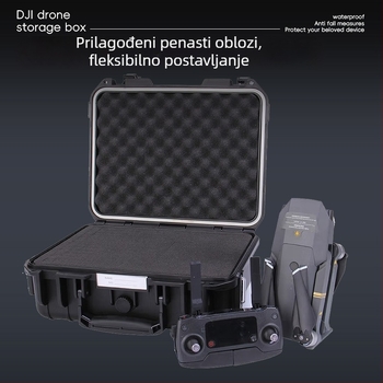 Plastična kutija za alate s zaštitnim kućištem; za pohranu alata i instrumenata; veliki kapacitet