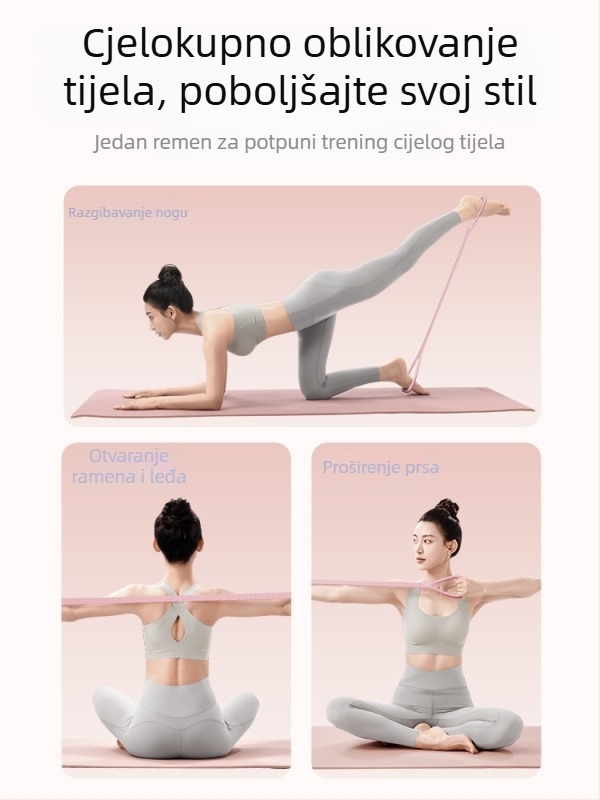 ADKING 8-oblik napinjač za leđa — mekano ljepilo, unisex, kućna joga i fitness