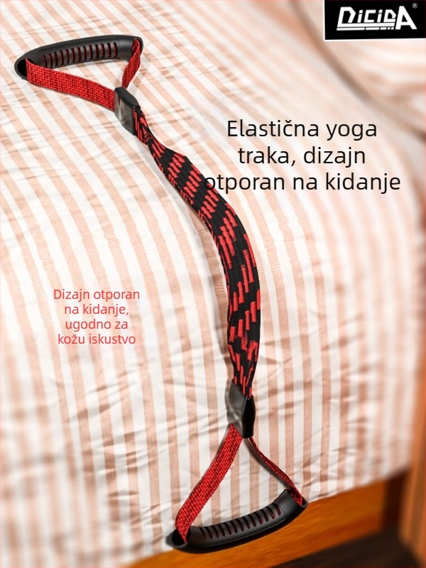 DICIDA latex traka otpora za jogu i istezanje leđa – debela elastična traka, izdržljiv dizajn