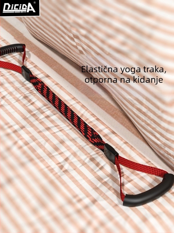 DICIDA latex traka otpora za jogu i istezanje leđa – debela elastična traka, izdržljiv dizajn