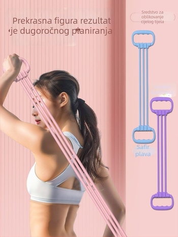 HK ABS Napinjač — 6-stupanjski prilagodljivi uređaj za naprezanje, 8-figurni tip, unisex fitness oprema