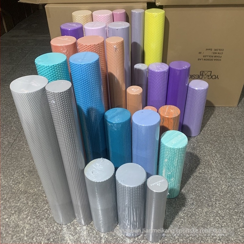 Čvrsti valjak od pjene za početnike – EVA, Yoga Cat, masaža nogu, joga i fitness, opuštanje mišića