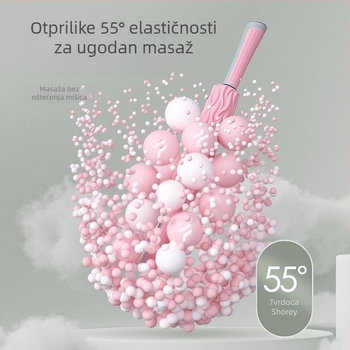 Pjenasti valjak za opuštanje mišića, masažna štapić s uzorkom algi, EVA materijal, model FY221, alat za jogu i fitness