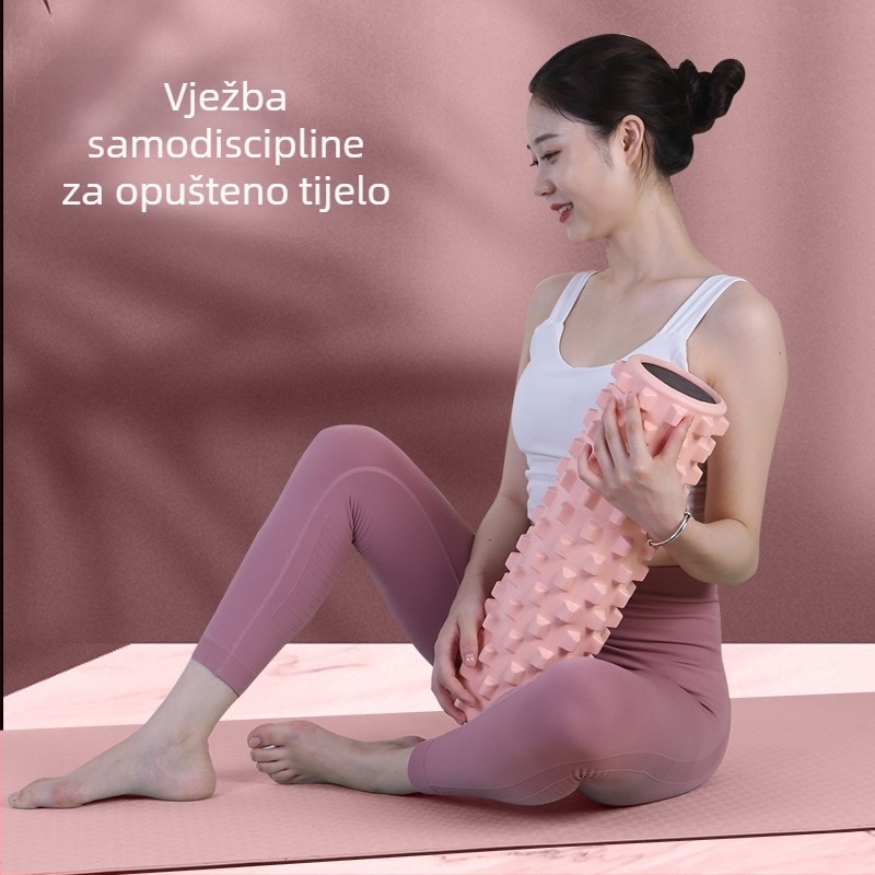 Joga valjak od čvrstog pjenastog materijala – profesionalni masažni valjak za opuštanje mišića, joga i fitness (Zhen Le)