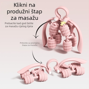 Valjak za masažu u obliku prstena za opuštanje mišića, pomoć za jogu nogu i fitness
