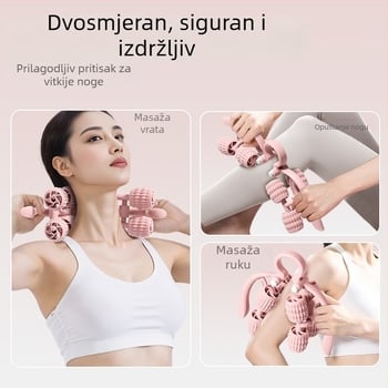 Valjak za masažu u obliku prstena za opuštanje mišića, pomoć za jogu nogu i fitness