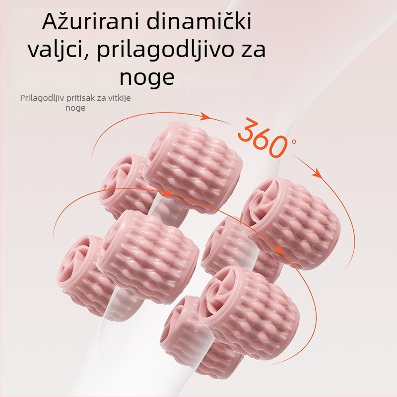 Valjak za masažu u obliku prstena za opuštanje mišića, pomoć za jogu nogu i fitness