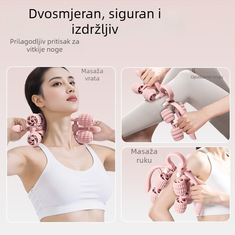 Valjak za masažu u obliku prstena za opuštanje mišića, pomoć za jogu nogu i fitness