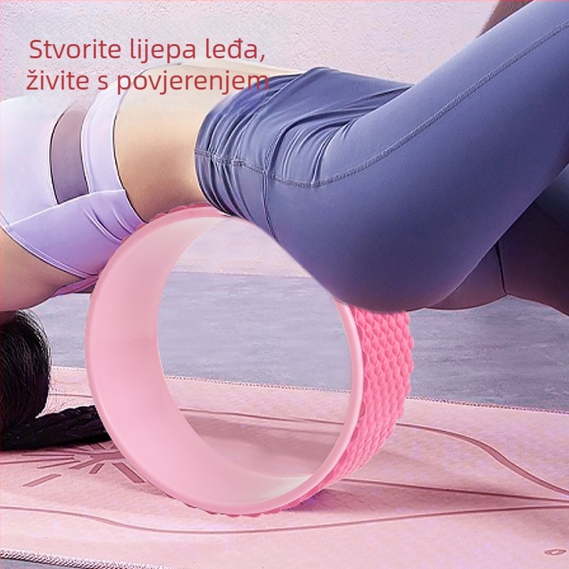 EVA nadograđeni 3D konturirani joga kotač masažni valjak za istezanje leđa, Dharma kotač