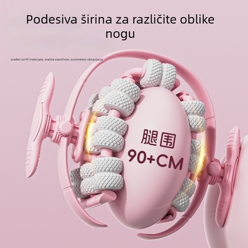 Kotač za masažu za jogu s odvojivim držačem za stopalo – valjak za duboku mišićnu relaksaciju