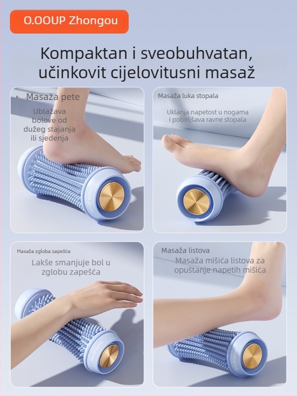 Meki bodljasti valjak za masažu stopala – BZ05 valjak za luk stopala, opuštanje mišića (pomagalo za jogu)