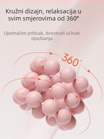 Masazni kolut za rastezanje nog s 30 kotačića – kružni masažni kolut, joga pomoći (30 kotačića; kružni masažni kolut; materijal: Drugo; namjena: fitness oprema, zdravstveni masaža, bodybuilding)