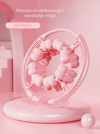Uredaj za mršavljenje nogu – prstenasti masažni valjak za list, 32 kotača, ABS, QT