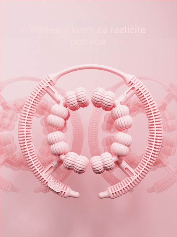 Uredaj za mršavljenje nogu – prstenasti masažni valjak za list, 32 kotača, ABS, QT