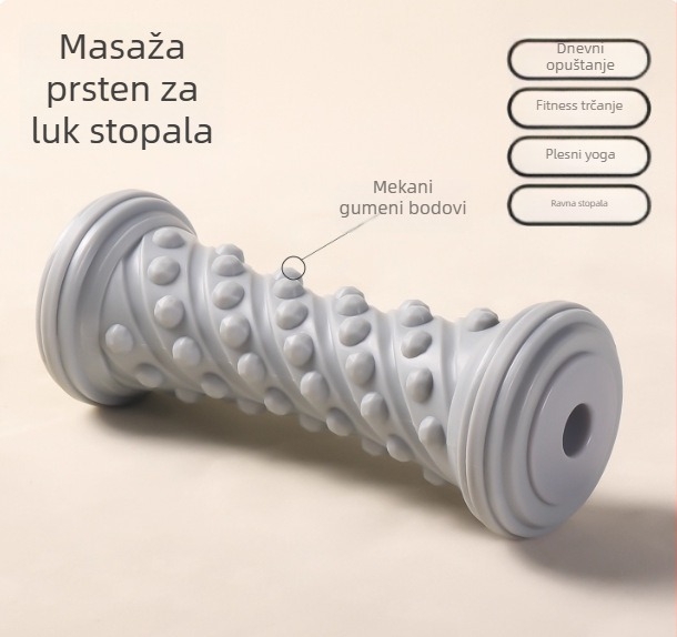 Masažni valjak za plantarnu fasciju i mišiće nogu – trening lukova, joga i fitness | Lead party
