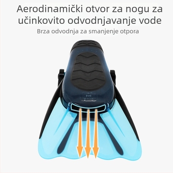 Silicijske peraje za ronjenje, duge lopatice za odrasle, slobodno ronjenje