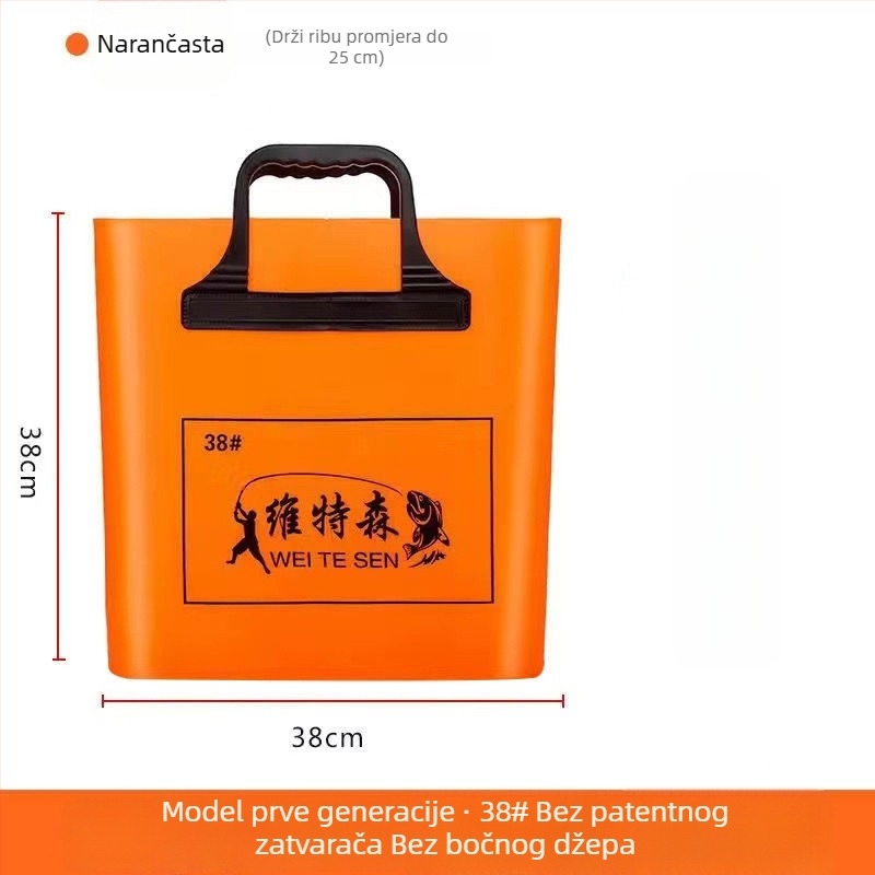 Vodootporna torba za žive ribe s ručkom za nošenje — Prenosna torba za ribolovnu opremu