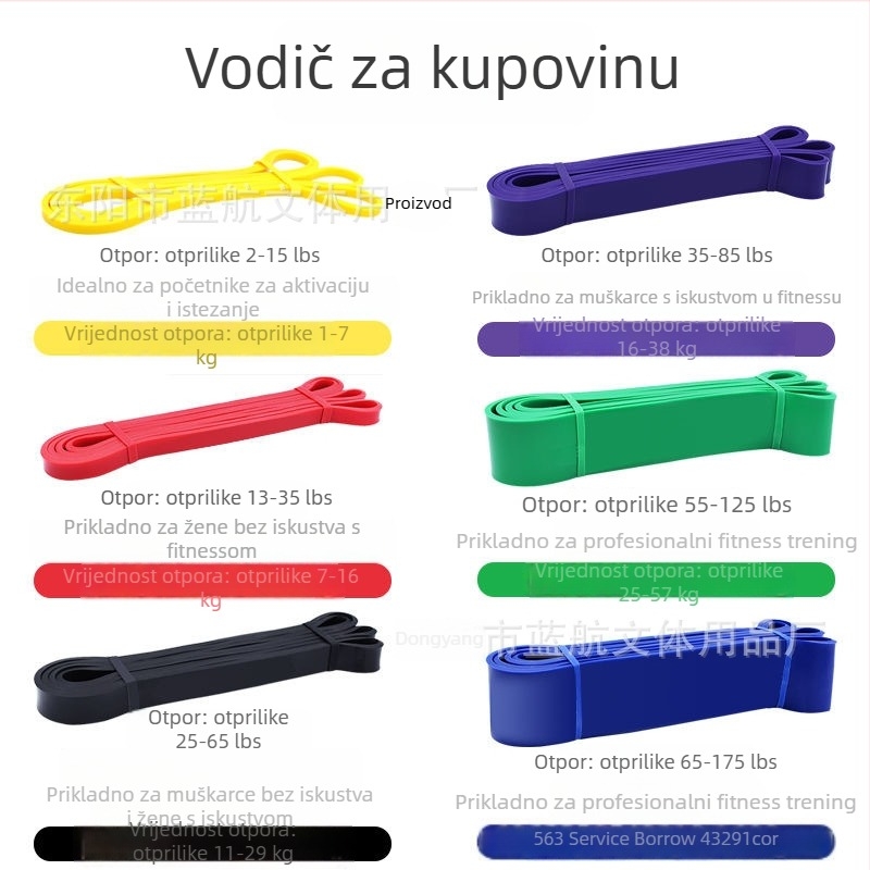 TPE set otpornosti traka s joga elastičnim trakama i trakama za vuču – elastični prsteni, fitness komplet (Materijal: Drugo; Marka: Drugo; Šifra Proizvoda: 001)