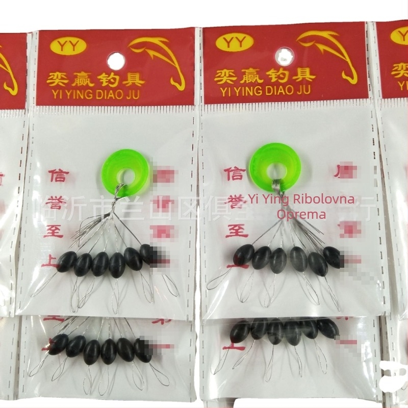 6 kom gumene space beans za ribolov, u ovalnom obliku