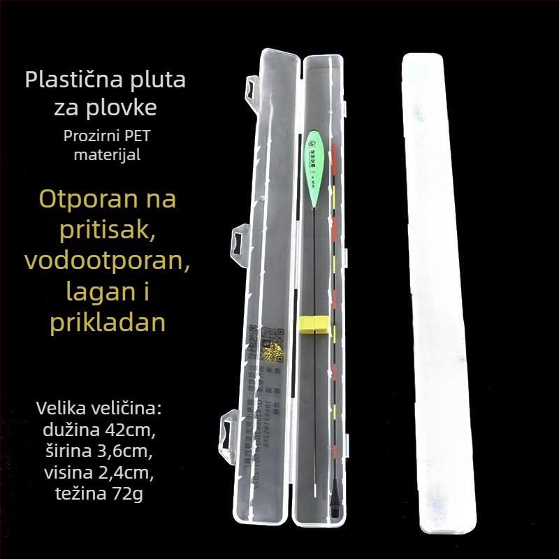 Pravokutna debela svijetleća kutija za pohranu plutova – plastika, otporna na padove i pritisak