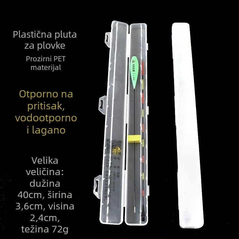 Pravokutna debela svijetleća kutija za pohranu plutova – plastika, otporna na padove i pritisak