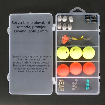 Set pluta za ribolov od plastike s pjenom