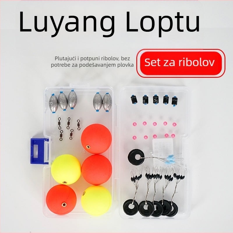 Set pluta za ribolov od plastike s pjenom