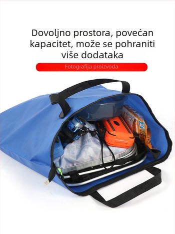 Sklopiva torba za ribolov, velika zapremina, od Oxford platna, torba za nošenje živih riba i skladištenje ribolovnog pribora