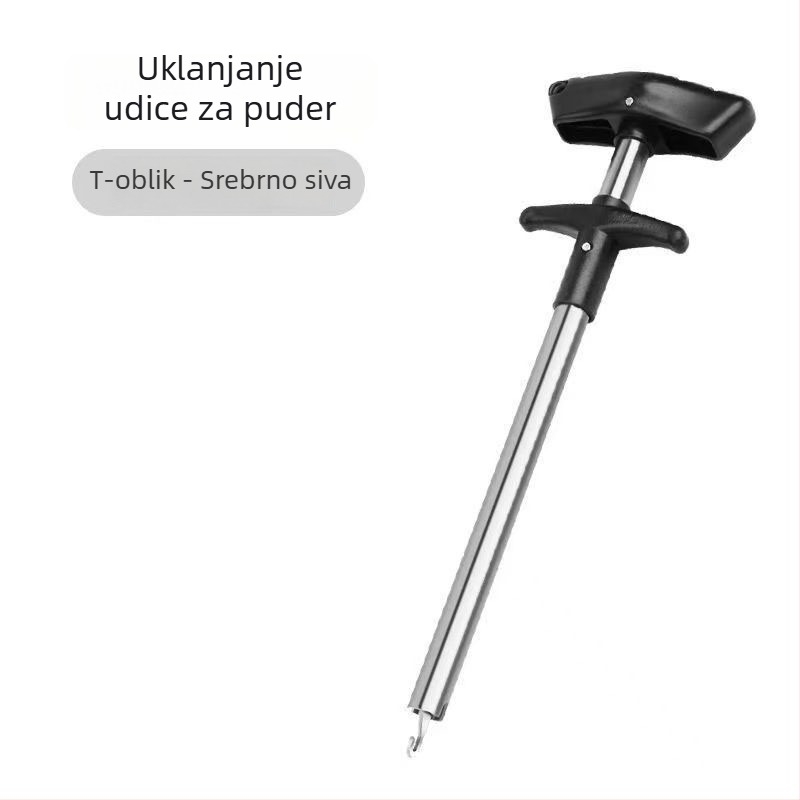 Uklanjivač kuka za ribolov, Uklanjivač mamaca s tri kuka, T-oblik dizajn s dubokim grlom, aluminijsko-magnezijeva legura