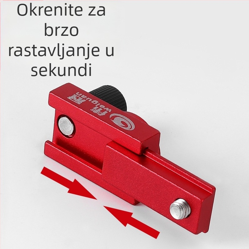 Wei Guan ribolovna lampa – baza s brzim otpuštanjem od aluminijske legure i adapter stativa za pan-tilt