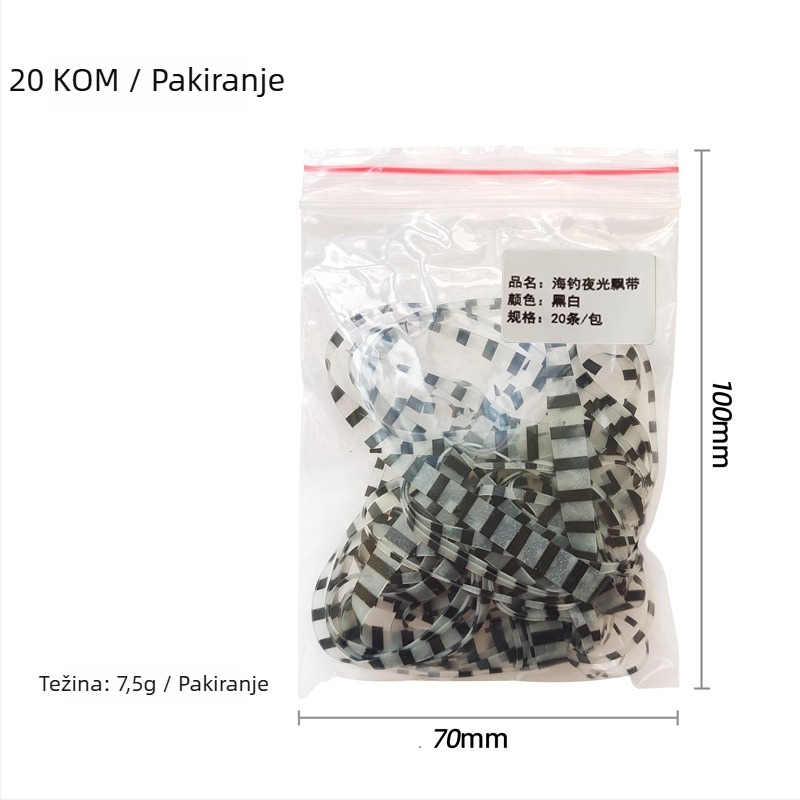 BLF Morski ribolov svjetleći streamer za Hairtail i Swordfish, višenamjenski rig s višestrukim kukama