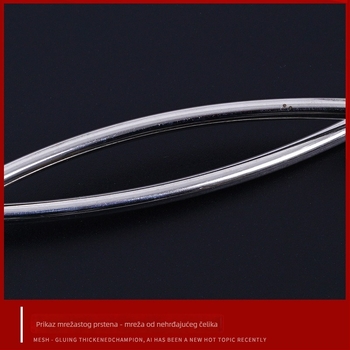 Obruč mreže za ribolov - čvrsta nehrđajuća čelika, sklopiva