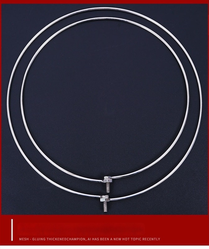 Obruč mreže za ribolov - čvrsta nehrđajuća čelika, sklopiva