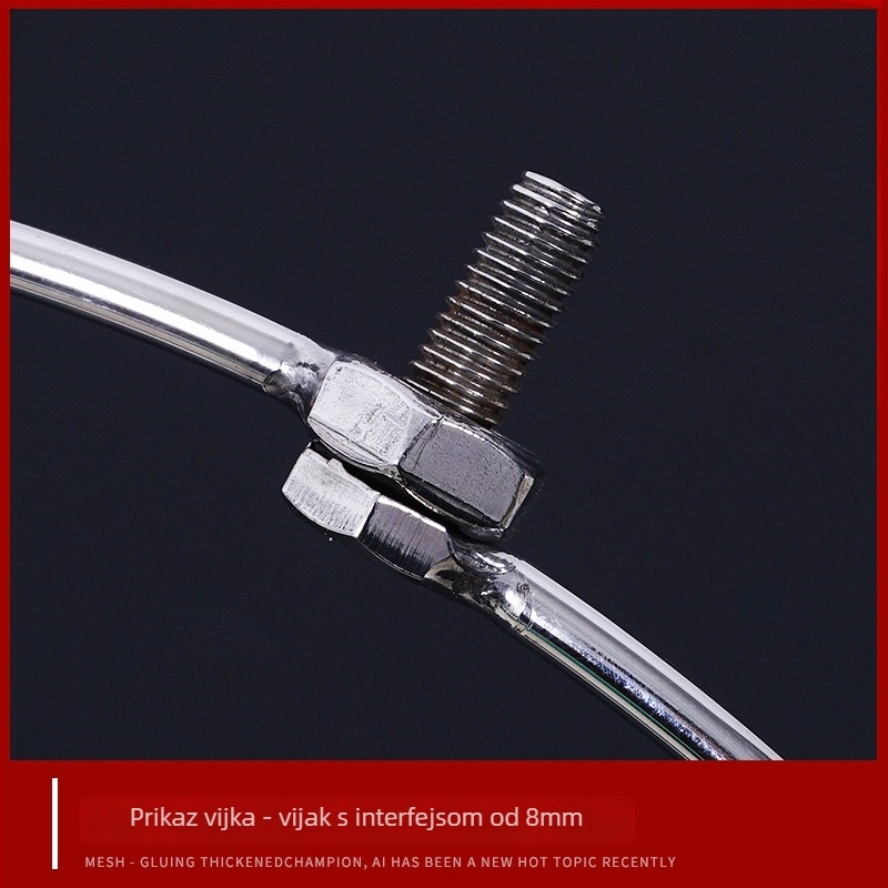 Obruč mreže za ribolov - čvrsta nehrđajuća čelika, sklopiva