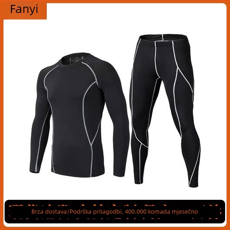 Muški sportski set za plivanje – brzo se sušeći Milk Silk tkanina, poliester 95% i Spandex 5% podstava; jednobojni; namijenjeno trčanju, fitnessu, košarci i plivanju; težina 196–442 g