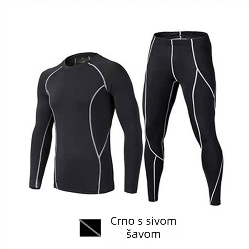 Muški sportski set za plivanje – brzo se sušeći Milk Silk tkanina, poliester 95% i Spandex 5% podstava; jednobojni; namijenjeno trčanju, fitnessu, košarci i plivanju; težina 196–442 g