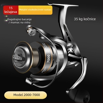 Dragon spinning kolut – potpuno metalna konstrukcija, pakiranje 20 komada, za ribolov