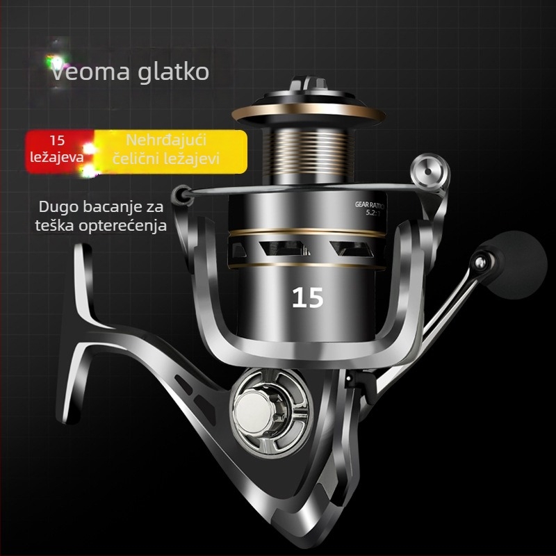 Dragon spinning kolut – potpuno metalna konstrukcija, pakiranje 20 komada, za ribolov