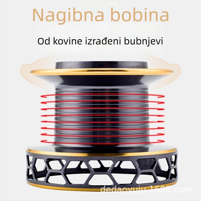 TOKUSHIMA ribolovni navijač za morski ribolov — cijelo metalno kućište, otporno na koroziju, dug domet bacanja