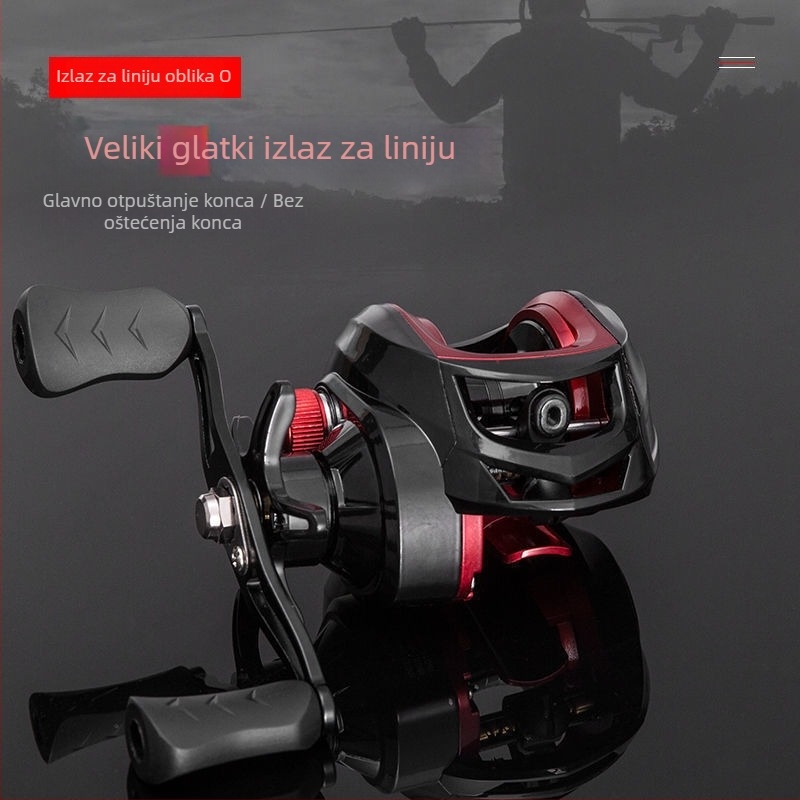 Jane huilai mulineta – metalna konstrukcija, magnetska kočnica, pogodna za ledni ribolov