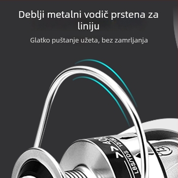 Ocean Master spinning kolut za ribolov, potpuno metalni, paket od 40 komada, OEM/privatna marka dostupna