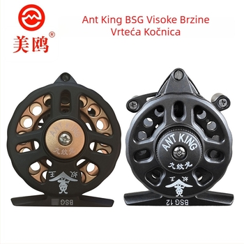 Ant King BSG lagana dvostruko brzena prednja mašina za ribolov, pogodna za ribolov na ledu, okretiva lijevo-desno
