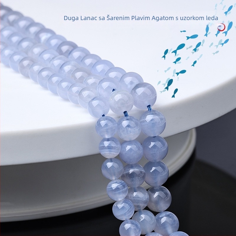 Slobodne perle od ahata s perl završnim premazom • Kod Row 28-4/25-6-25 • Marka Jinyao