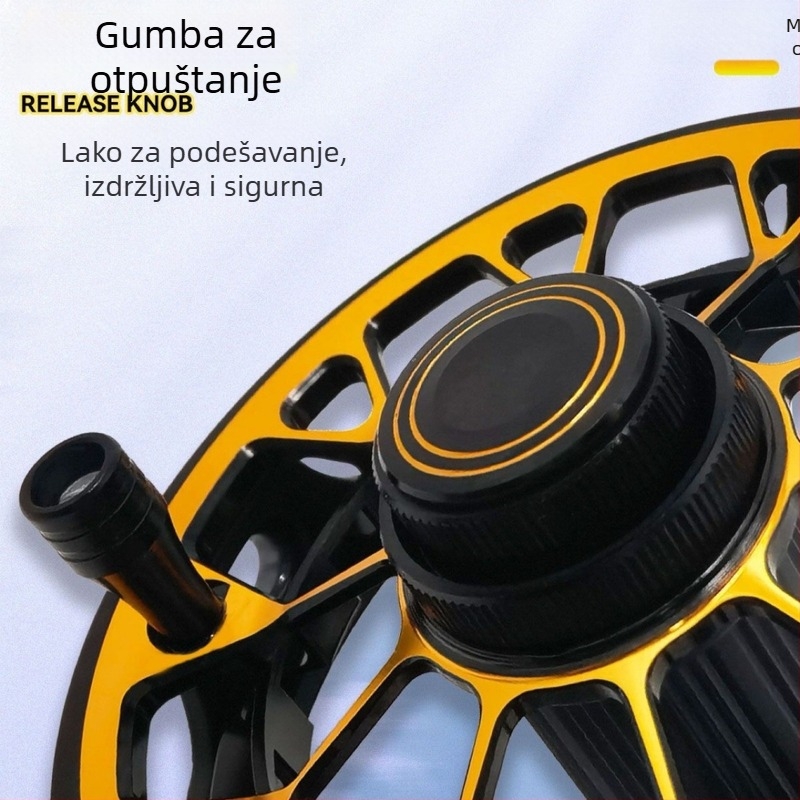 Ribolovna mašina s prednjim kotačem — brzo otpuštanje, lako rastavljanje, zvučni signal, potpuno zatvoren dizajn