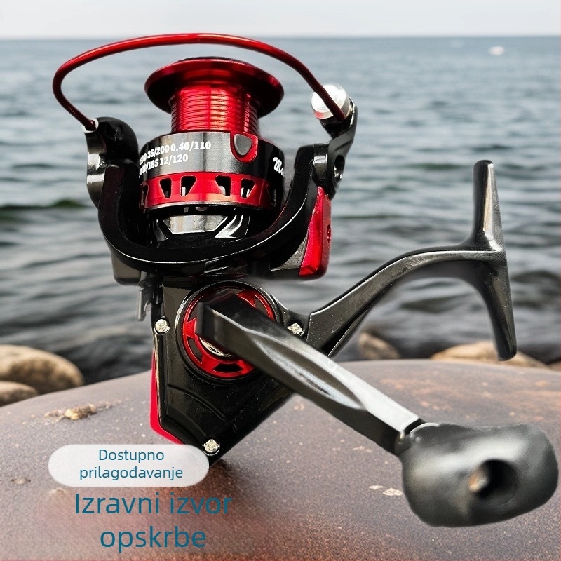 Spinning kolut s metalnim ležajevima za dugačke bacanja, univerzalni tip za morski i stijenski ribolov