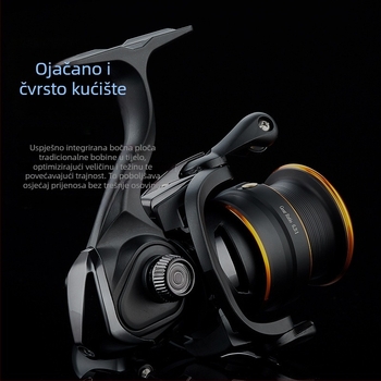 XSHARKS mulinica za ribolov – omjer prijenosa 6,3:1, pogodna za slanu vodu, paket od 40 komada