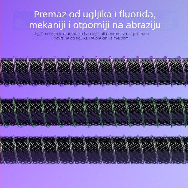 Glavna ribolovna linija Mingmen Square - Najlon, snažna izdržljivost