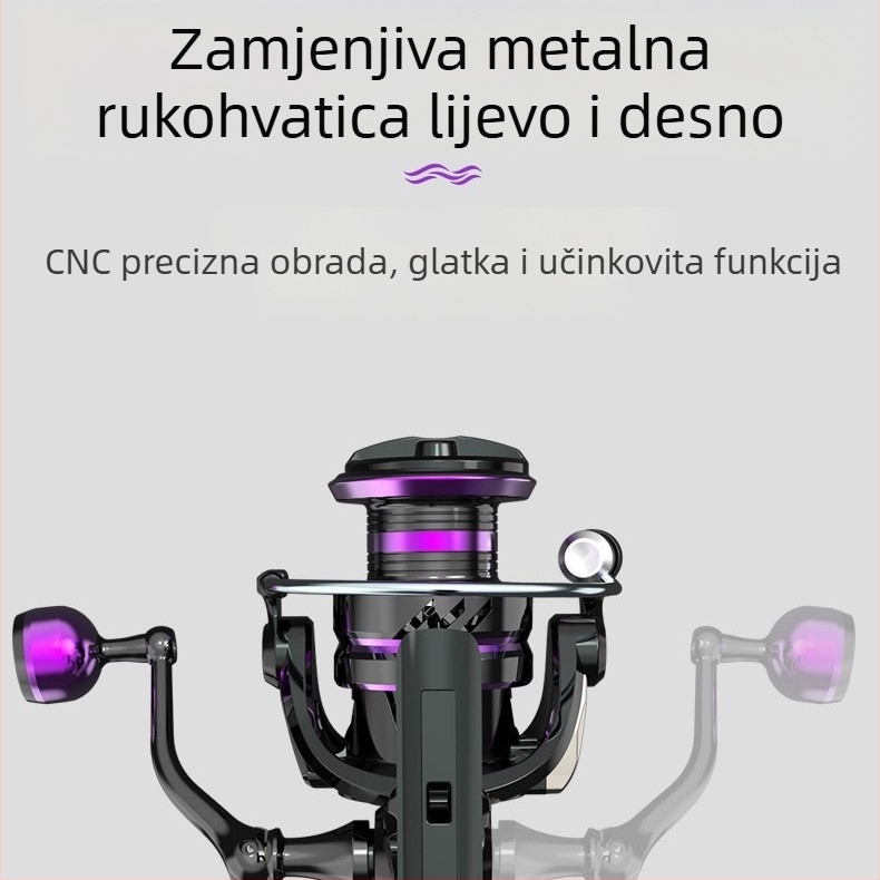 Cario HP špin kolut za pecanje, potpuno metalno tijelo, model HP